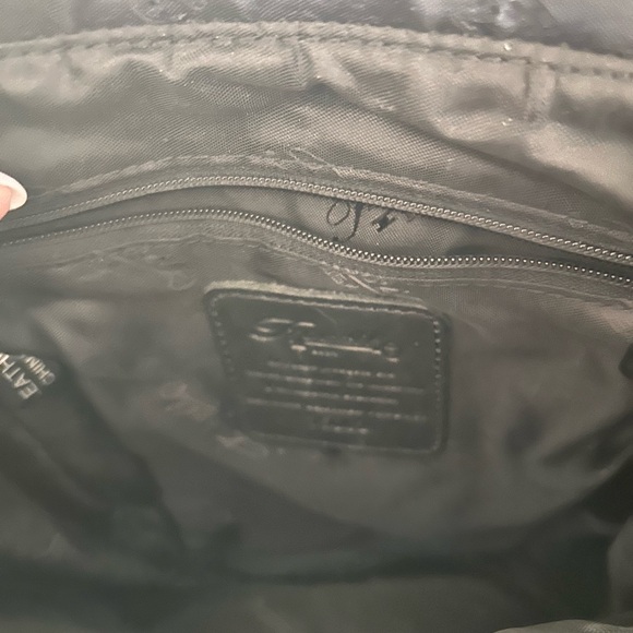 Vintage Fossil Black Soft Pebbled Leather Crossbody Bag - Picture 4 of 11